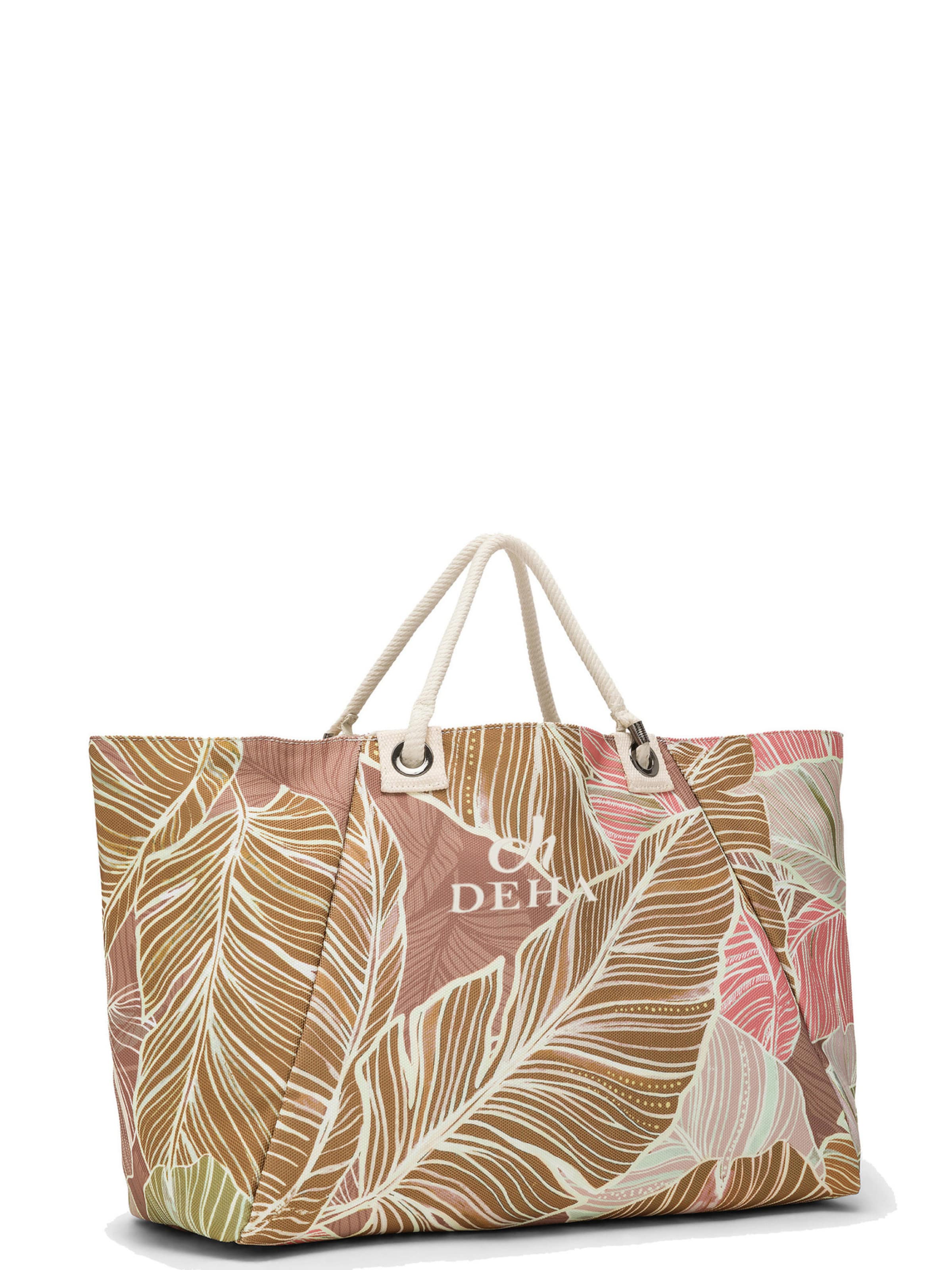 DEHA Shopper 'Allover' in Braun