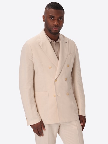 Distretto12 - Ajuste regular Chaqueta saco 'Alloro' en beige: frente
