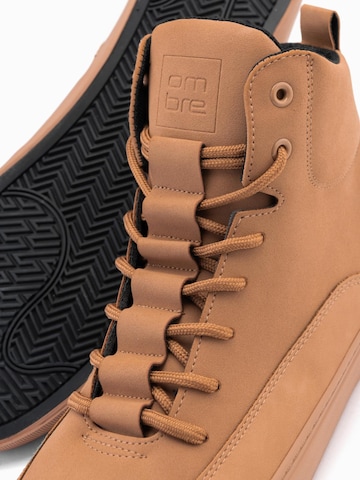 Ombre Sneaker high‌‌‌‌ in Braun