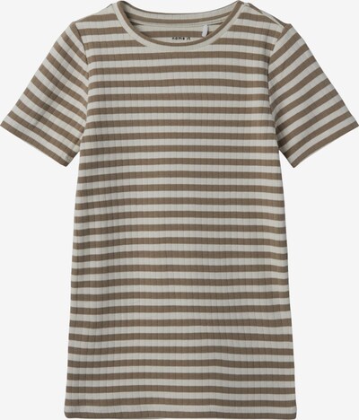 Marškinėliai 'SURAJA' iš NAME IT, spalva – šviesiai ruda / balta, Prekių apžvalga
