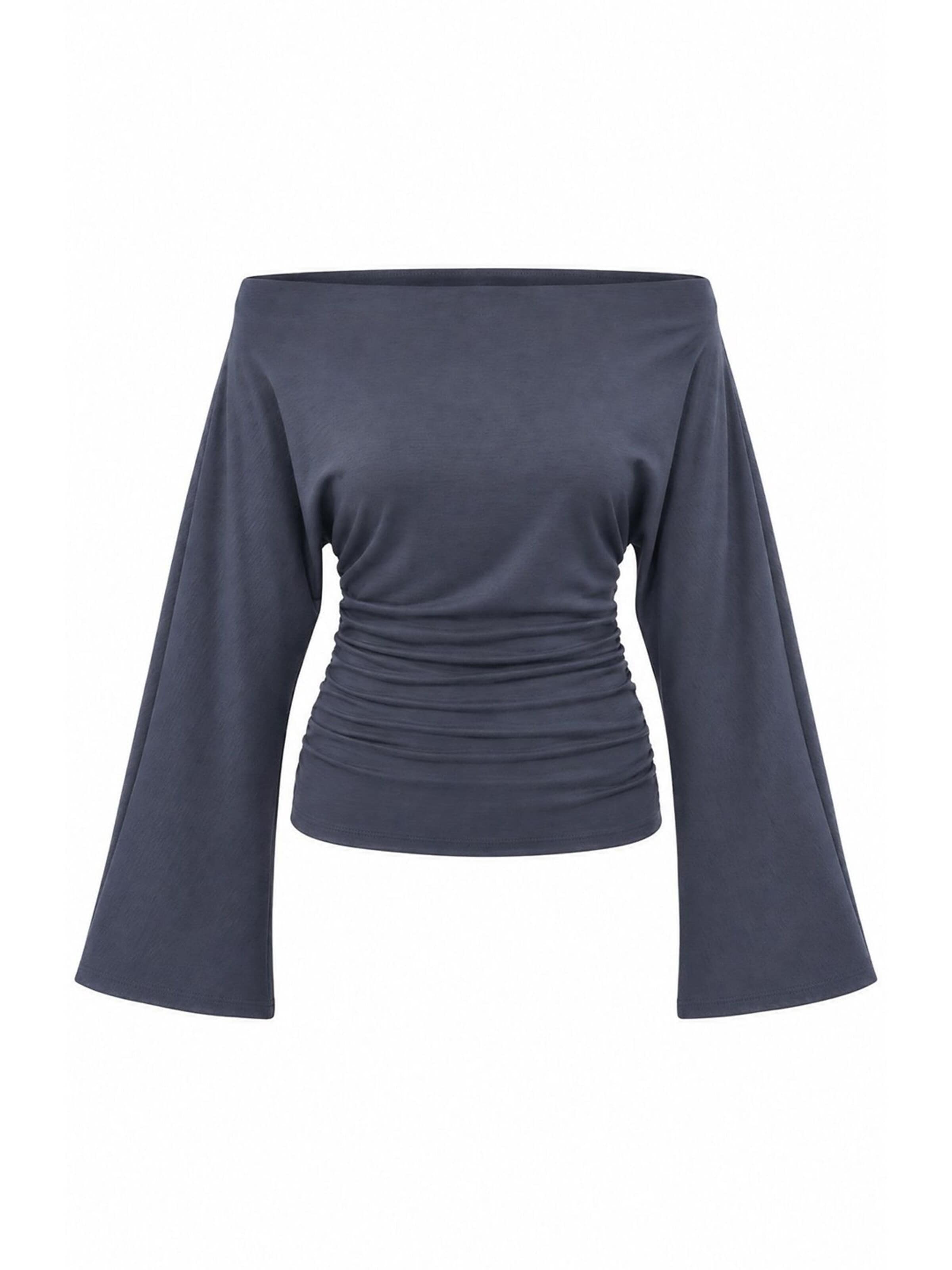 Hiccup Blouse in Grey: front