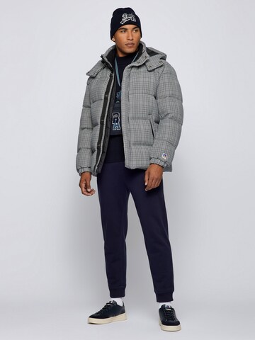 BOSS Black Winter jacket 'Casben x Russell Athletics' in Grey