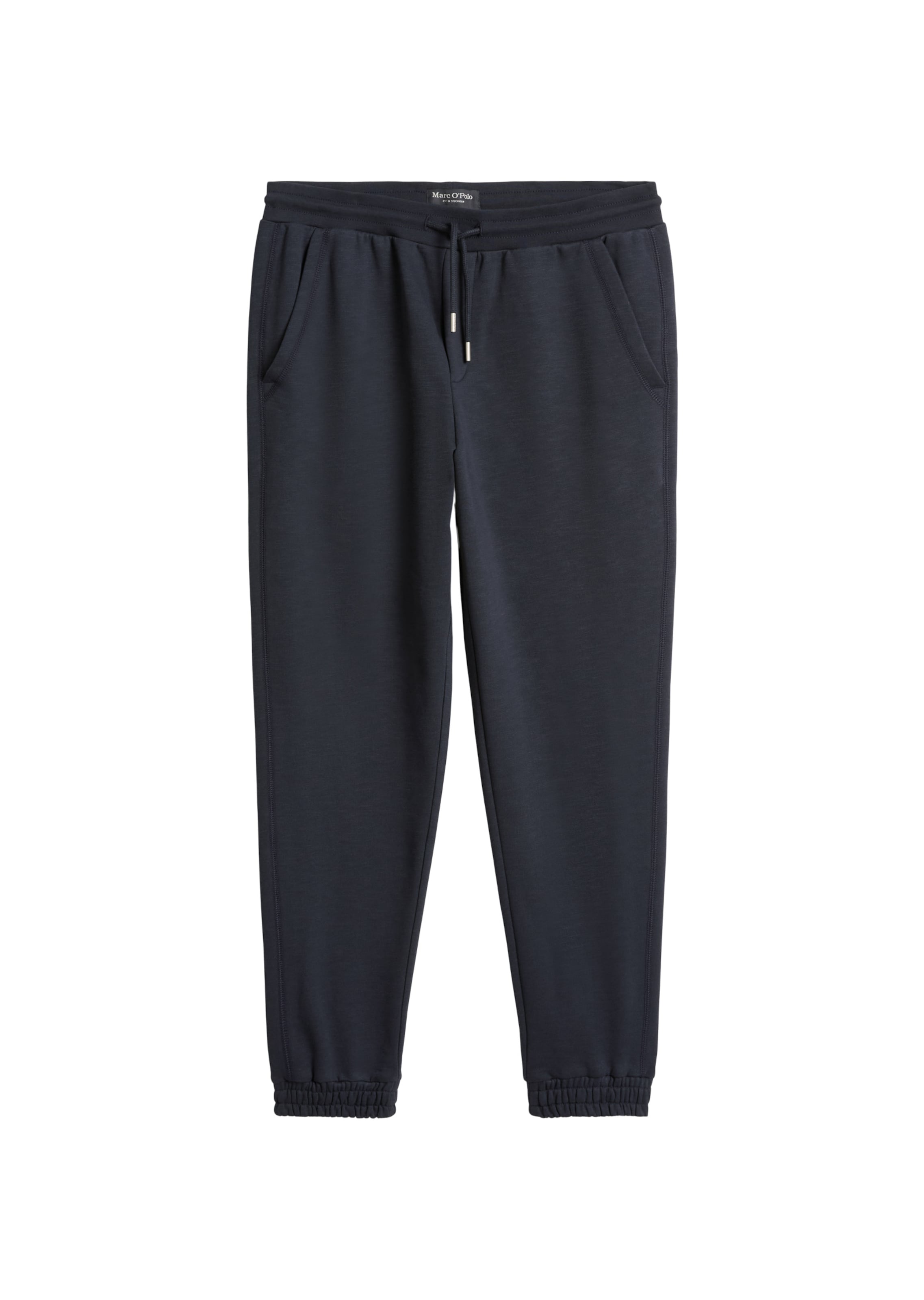 Marc O'Polo Tapered Pants in Blue: front