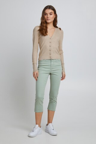 b.young Knit cardigan in Beige