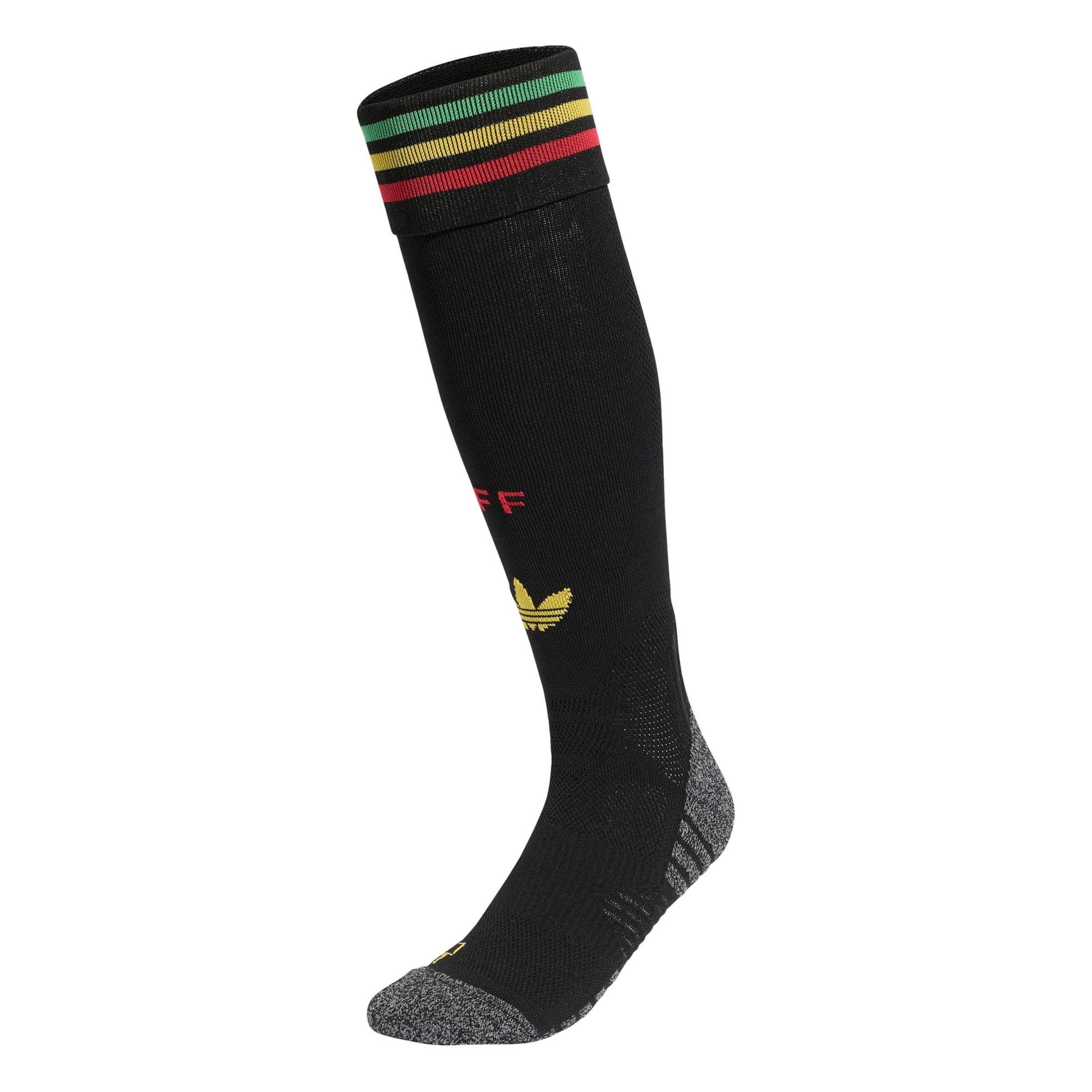 ADIDAS PERFORMANCE Sportsocken 'Jamaika 26 x Bob Marley' in gelb / grasgrün / rot / schwarz, Produktansicht