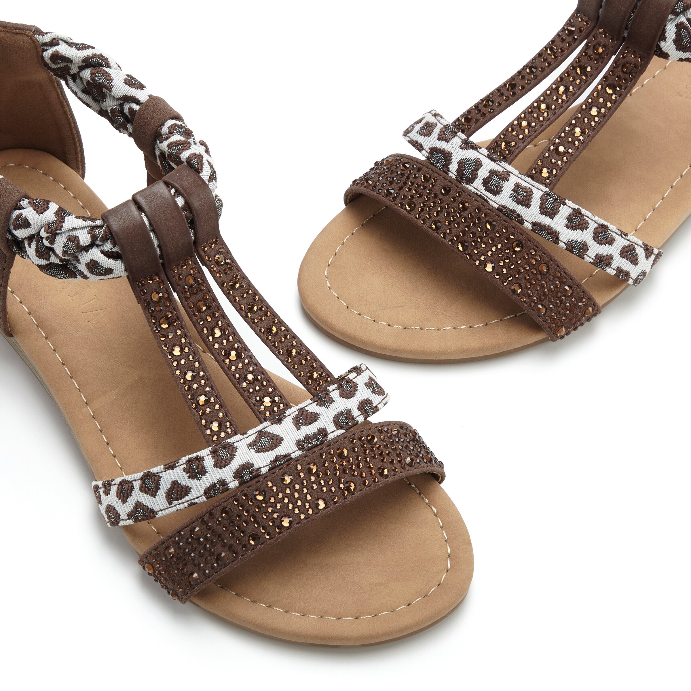 LASCANA Sandals in Brown