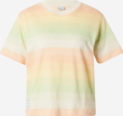 Iriedaily T-shirt en beige / jaune / vert clair / orange, Vue avec produit