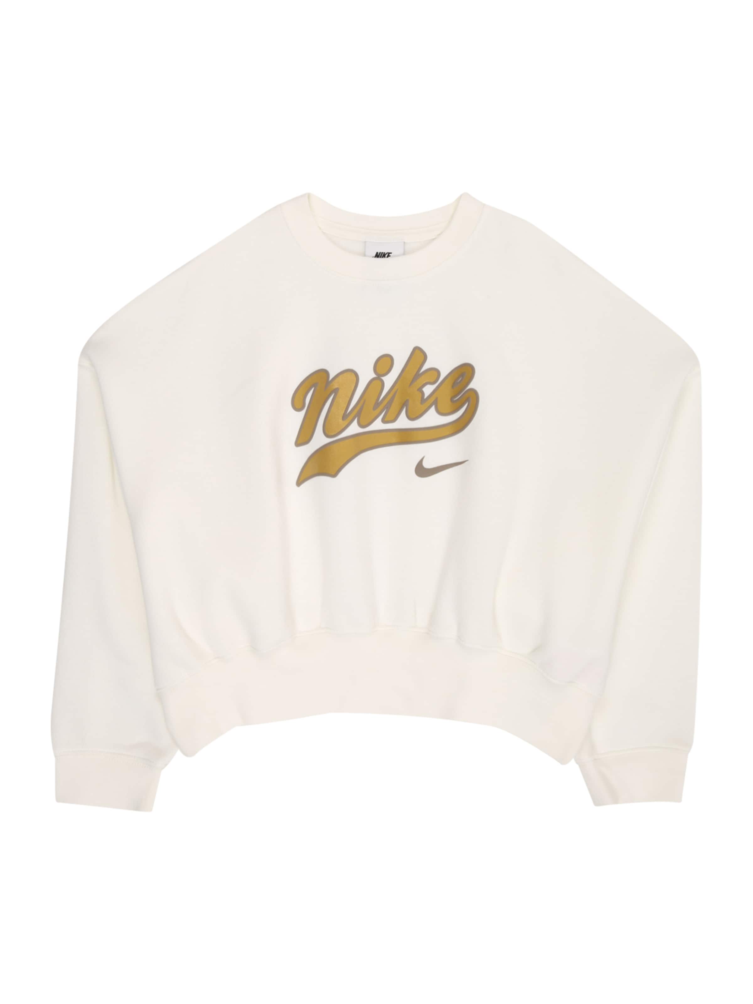 Nike Sportswear Sweatshirt in Weiß: Vorderseite