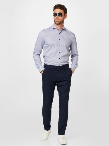 ETERNA Slim Fit Hemd in Blau