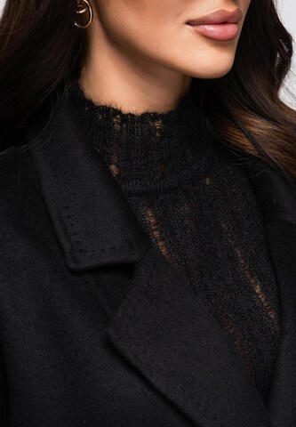 Ombre Tussenmantel in Zwart