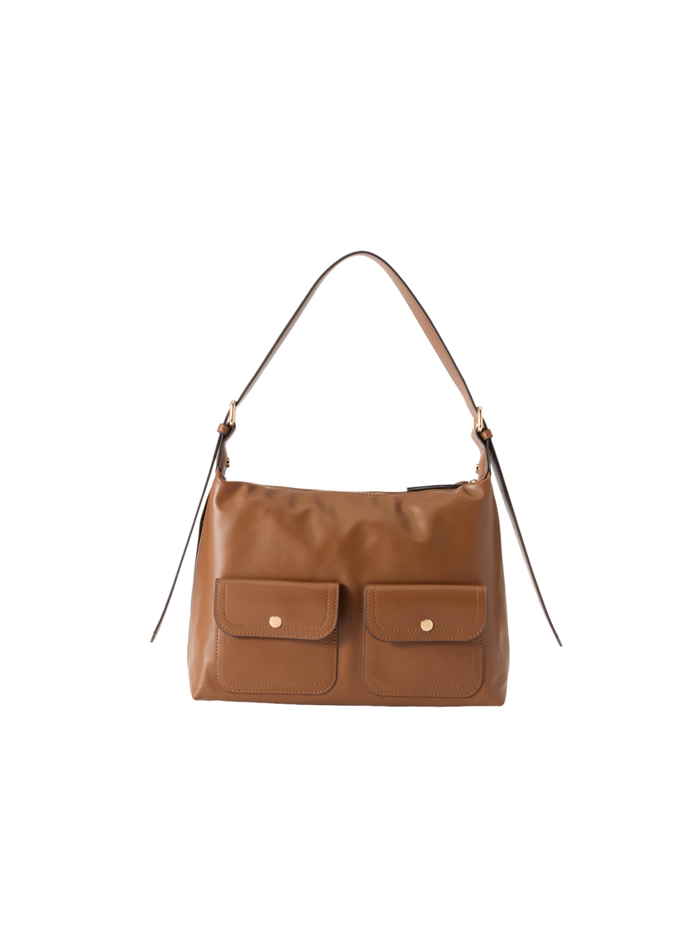 Anna Field - Bolso de hombro en marrón: frente