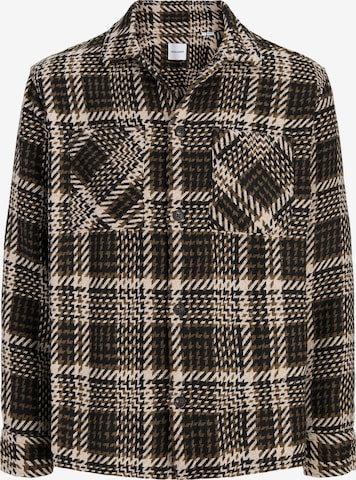 JACK & JONES - Chaqueta de entretiempo en negro: frente
