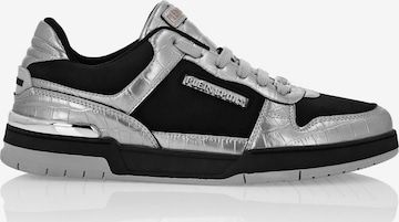 Baskets basses Plein Sport en noir : devant