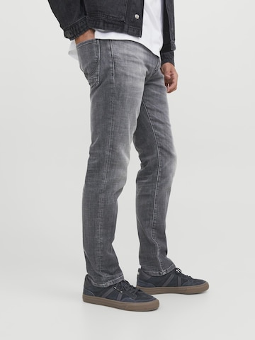 JACK & JONES - Regular Calças de ganga 'Tim Davis' em cinzento