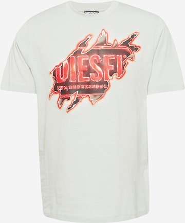 DIESEL Shirt in Grijs: voorkant