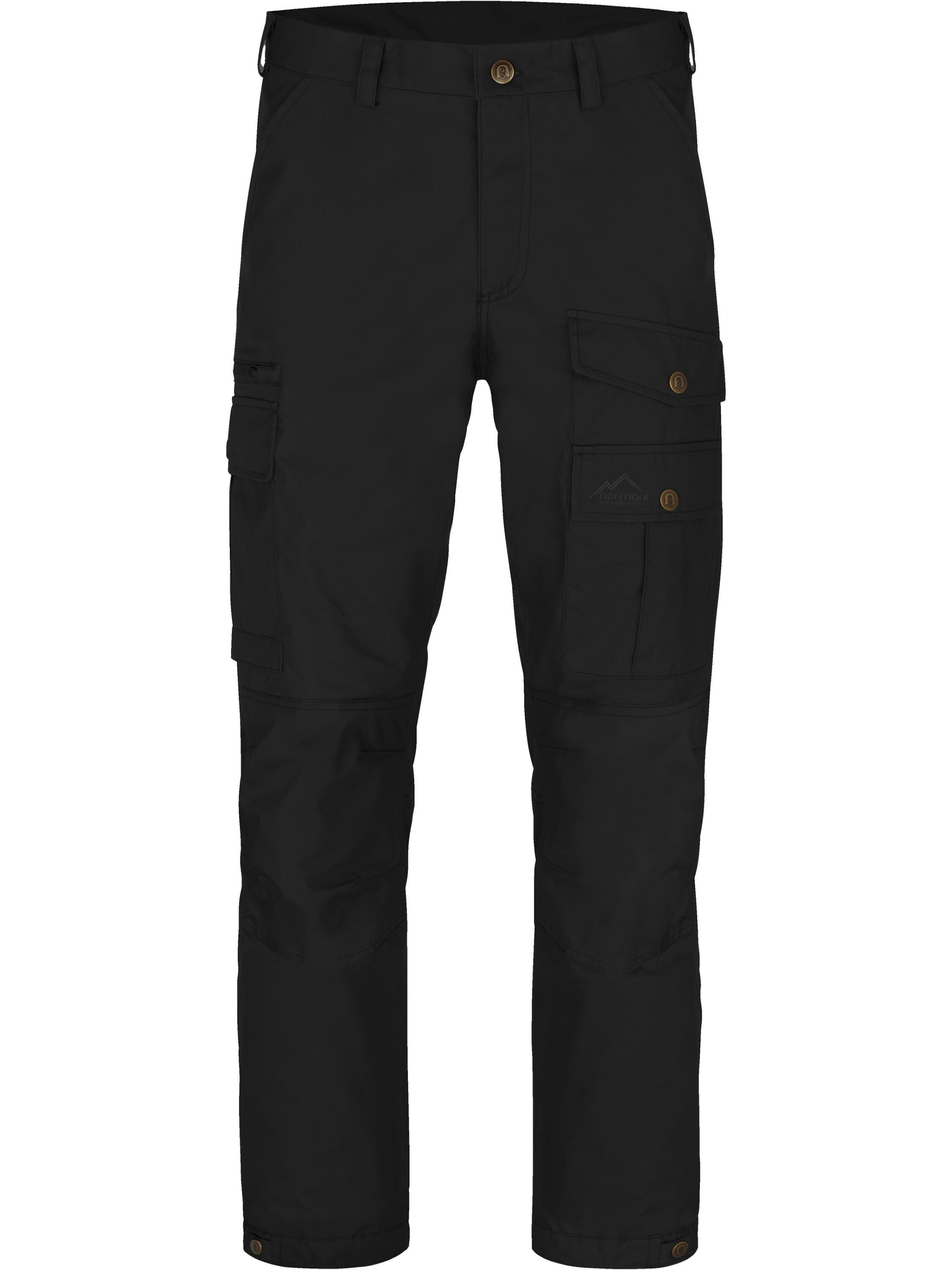 normani Hose 'Leviathan' in Schwarz: Vorderseite