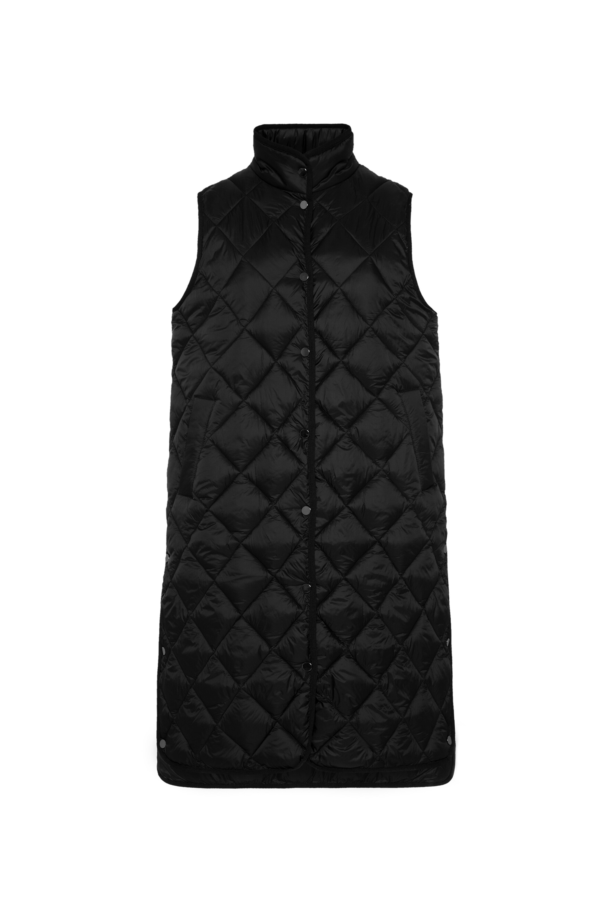 SENSES.THE LABEL Vest in Black: front