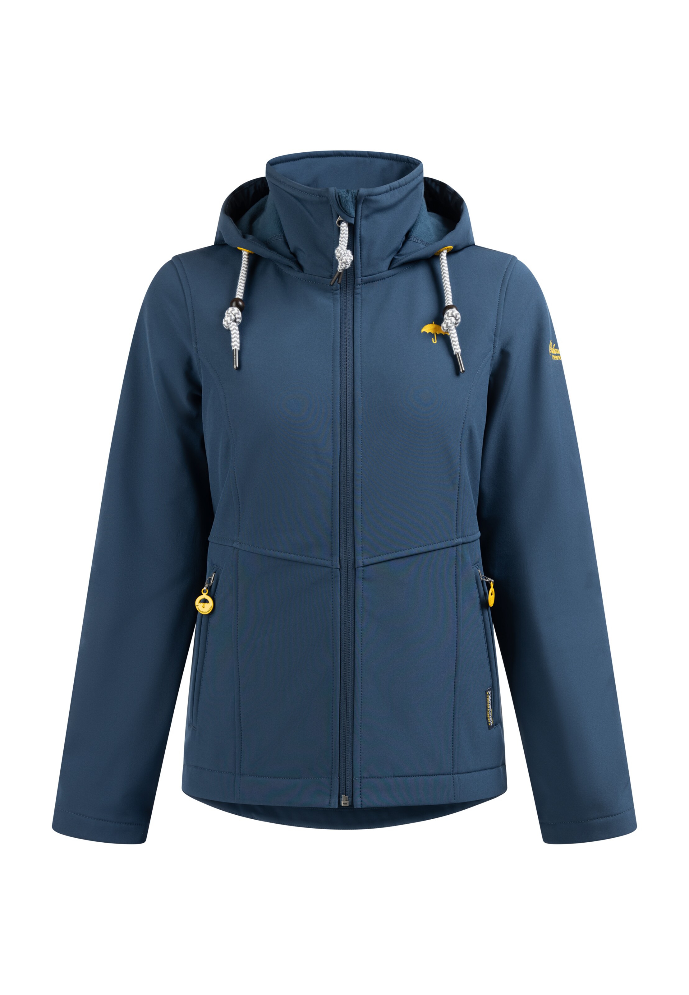 Schmuddelwedda Funktionsjacka i blå: framsida