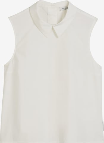 Marc O'Polo DENIM Blouse in Wit: voorkant