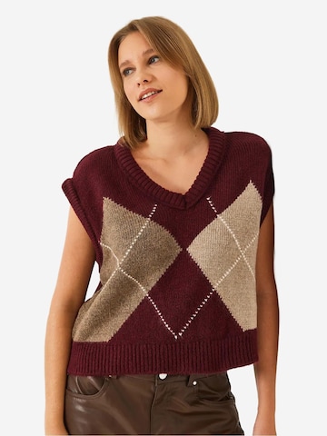 Bianco Lucci - Pullover em vermelho: frente