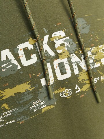 JACK & JONES Sweatshirt in Grün