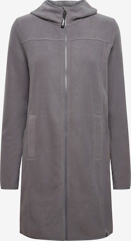 Oxmo Between-Season Jacket 'Fine' in Grey: front