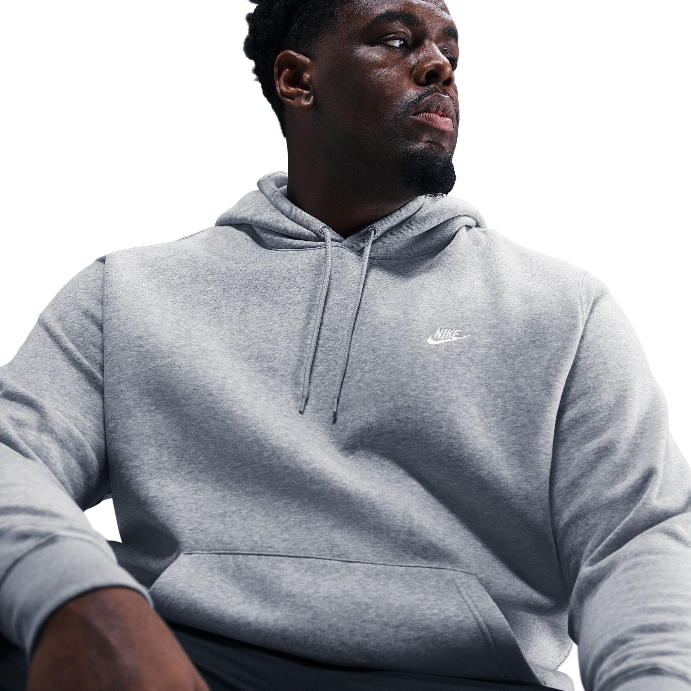 Nike Sportswear Sweatshirt 'Club' in Grey