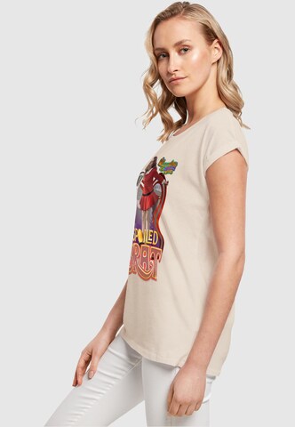 ABSOLUTE CULT T-Shirt 'Willy Wonka And The Chocolate Factory - Spoiled Brat' in Beige