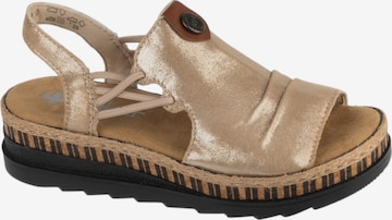 Rieker Sandaal in Beige: voorkant