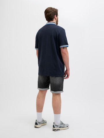 Jack & Jones Plus Koszulka 'JJEPAULOS' w kolorze niebieski