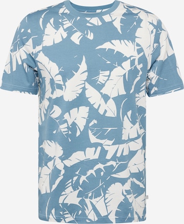 T-Shirt QS en bleu : devant