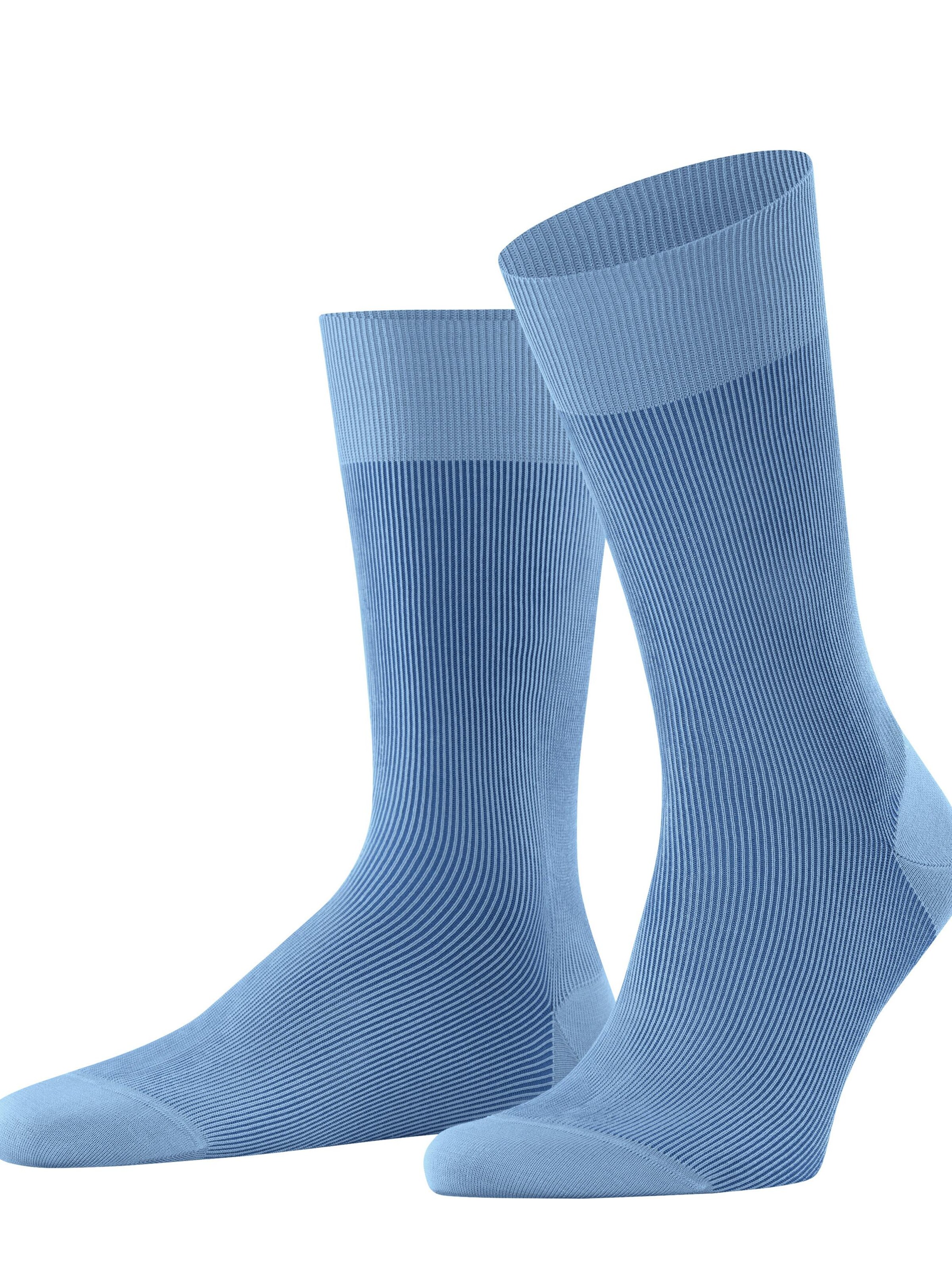 FALKE Socks 'Fine Shadow' in Blue: front