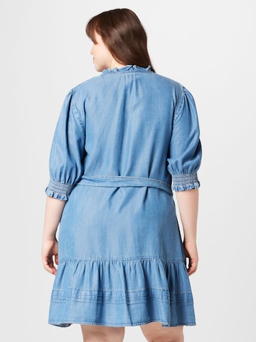 Lauren Ralph Lauren Plus Φόρεμα 'JESOLA' σε μπλε