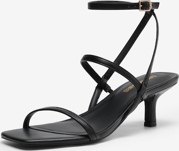 Dream Pairs Riemensandale in Schwarz: Vorderseite