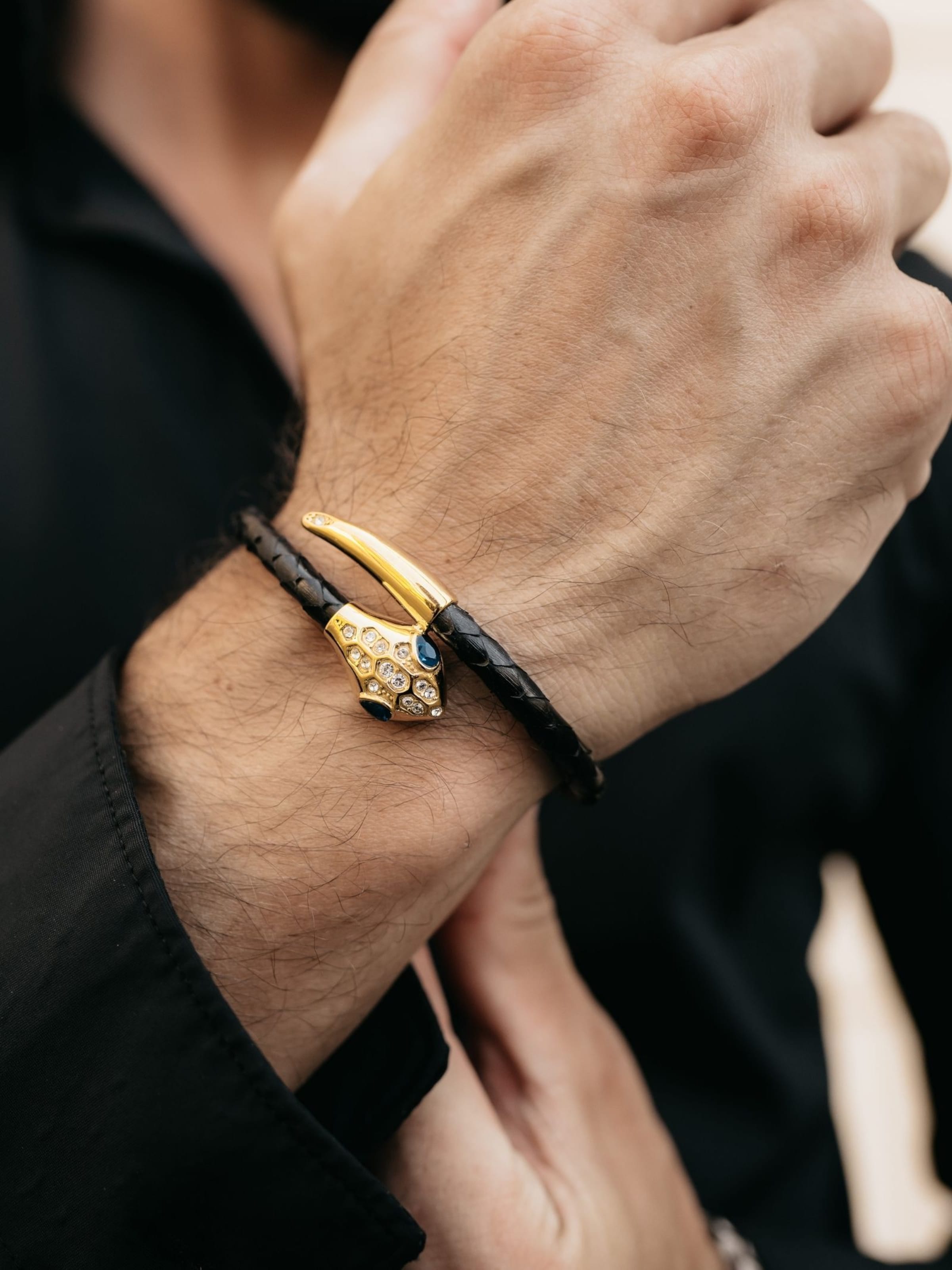 Bracelet 'Snake Head' GT Collection en mélange de couleurs