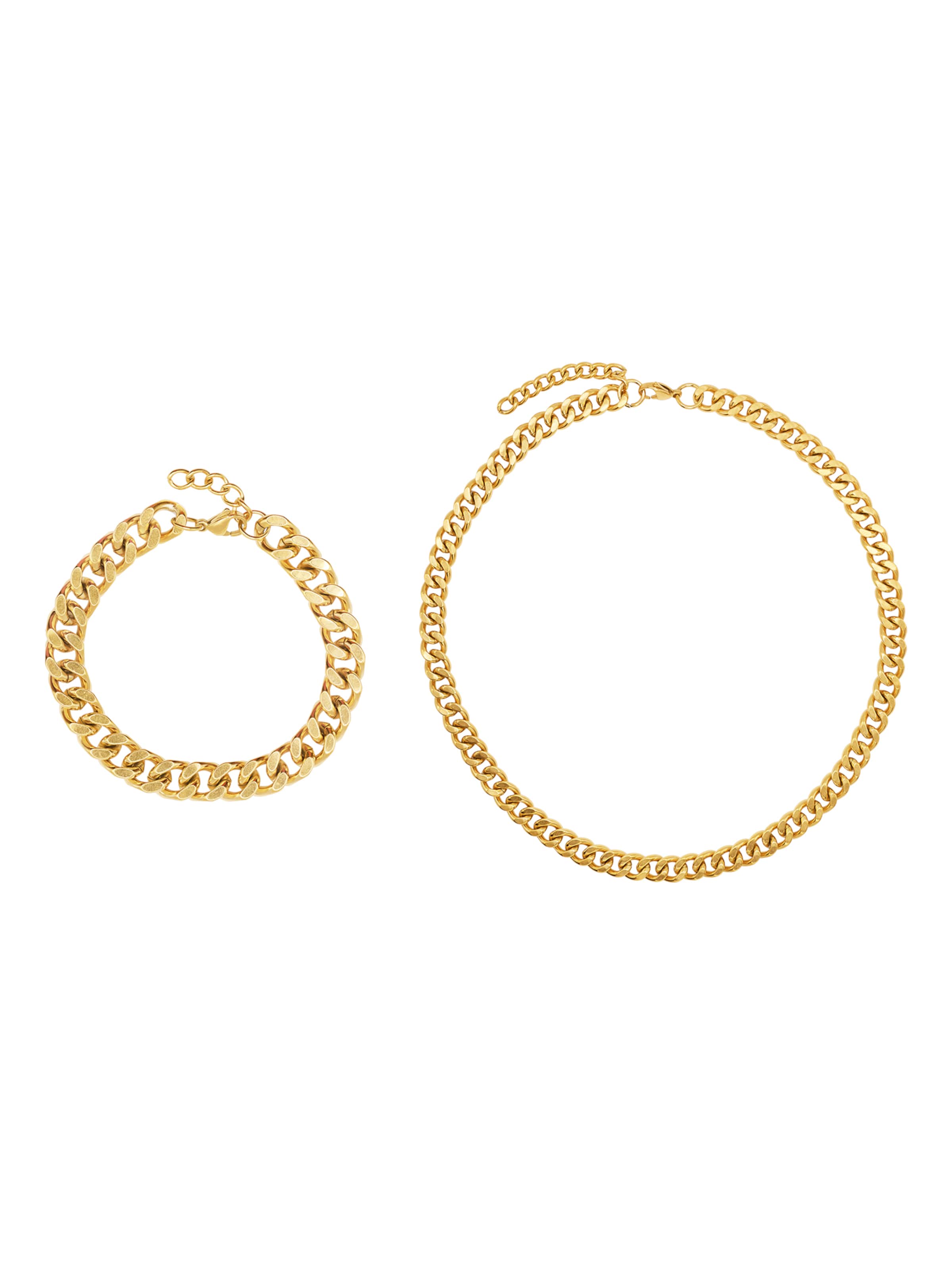 Heideman Sieraden set 'Mira' in Goud: voorkant