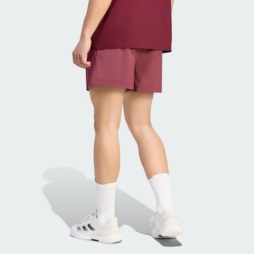 ADIDAS PERFORMANCE - Regular Calças de desporto em vermelho