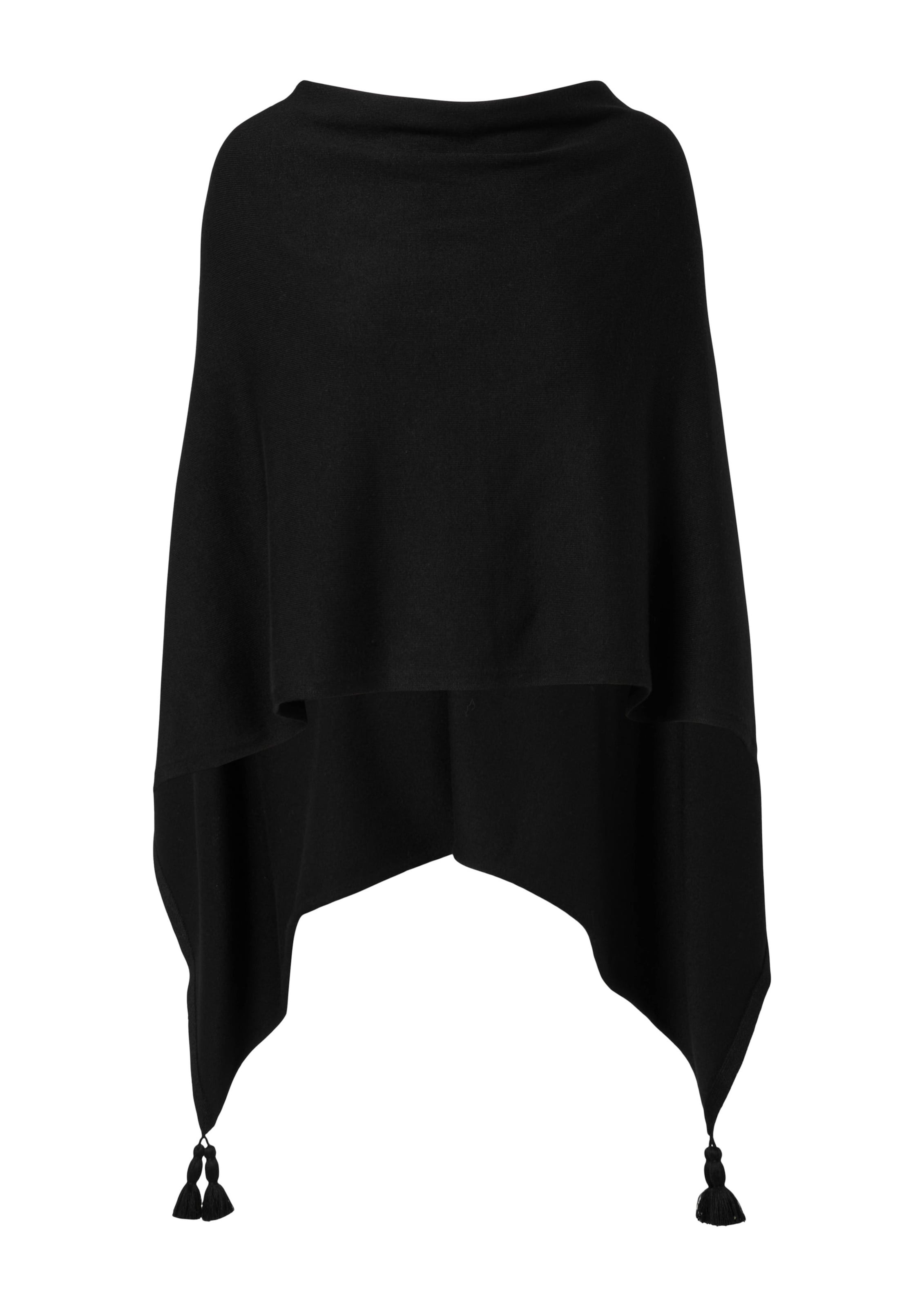 COMMA Cape in Schwarz: Vorderseite