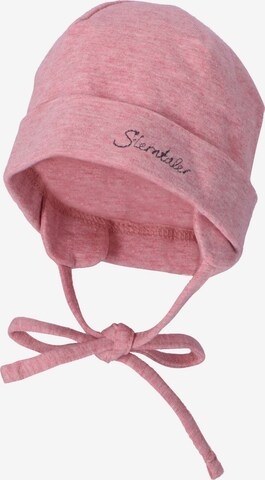 STERNTALER Beanie in Pink: front