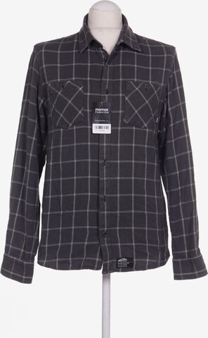 VANS Button Up Shirt in M in Grey: front