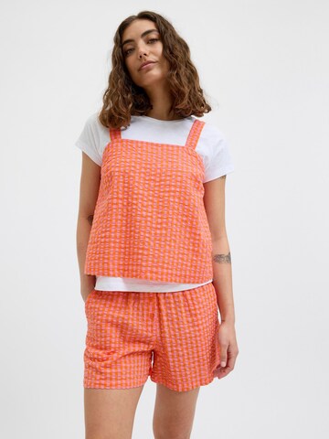 JJXX - Pierna ancha Pantalón 'JXPetra' en naranja