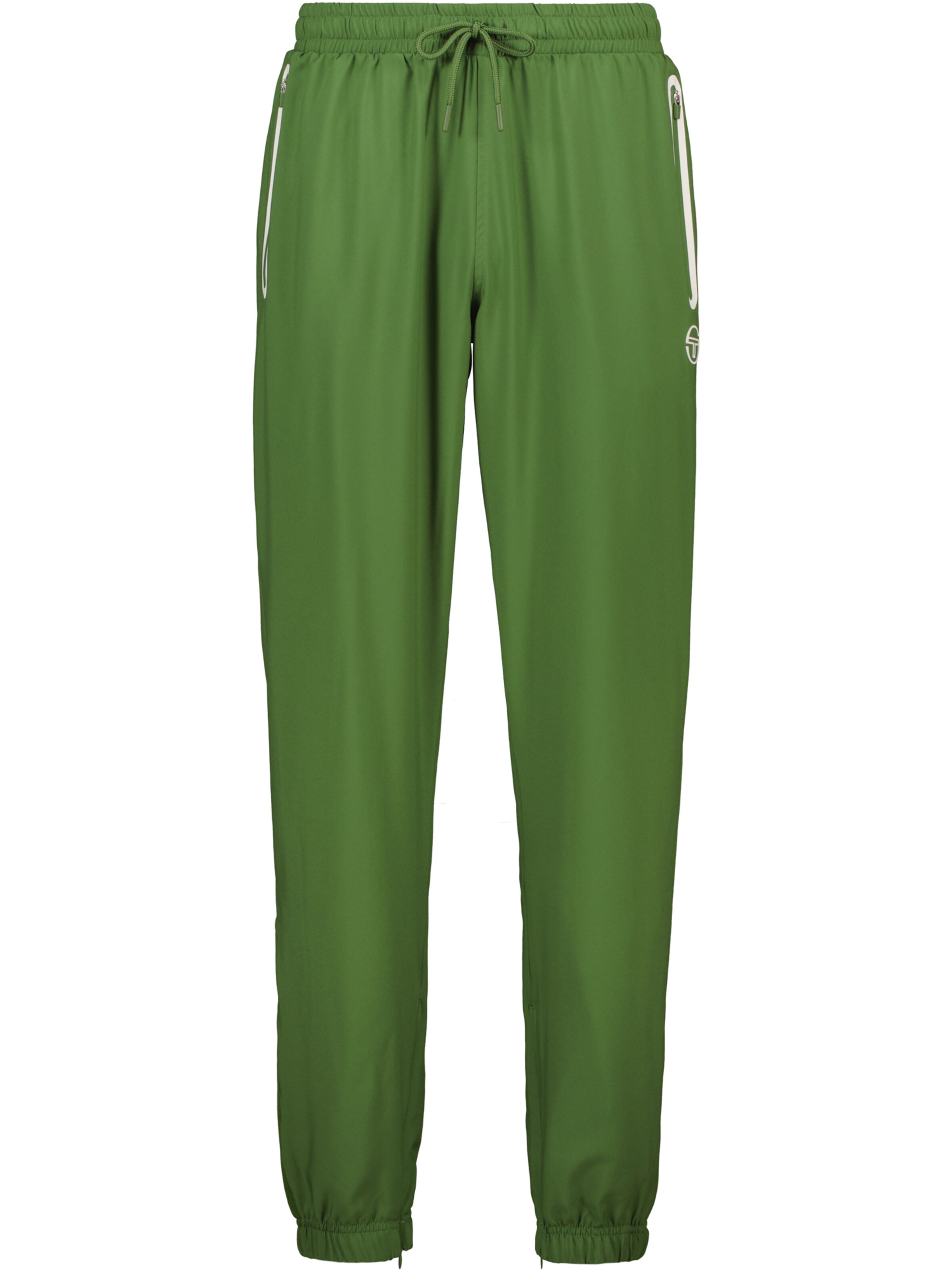 Sergio Tacchini Tapered Sporthose 'RISPECCHIO' in Grün: Vorderseite