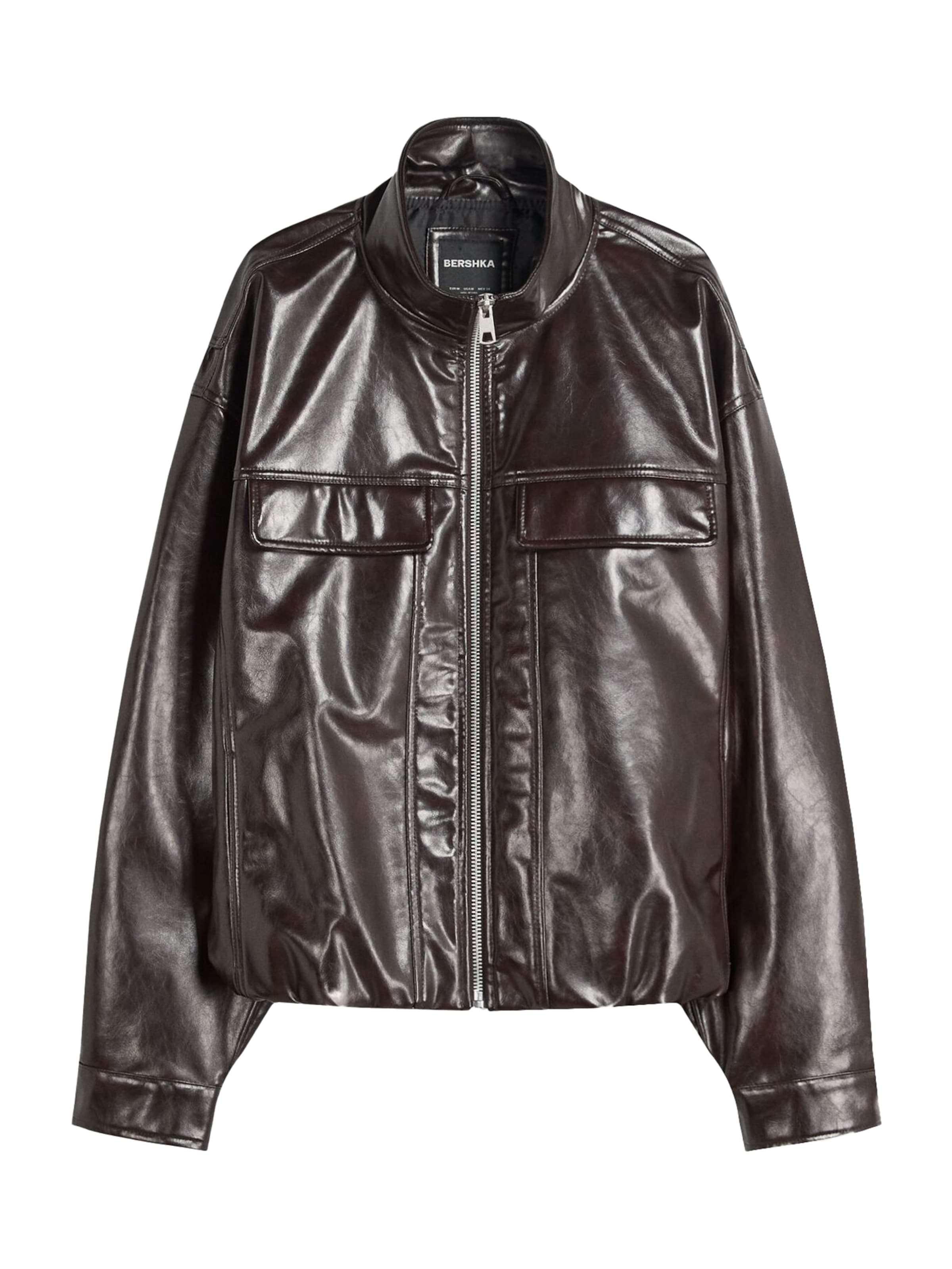 Bershka Övergångsjacka i brun: framsida