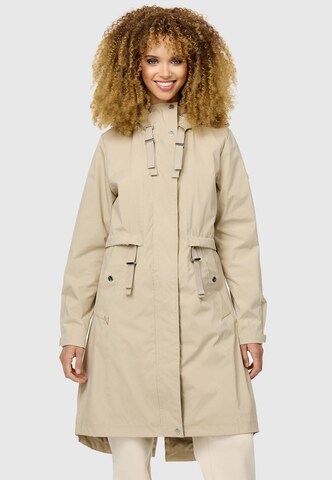 NAVAHOO Raincoat in Beige: front