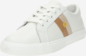 Lauren Ralph Lauren - Zapatillas deportivas bajas 'JANSON II' en blanco: frente