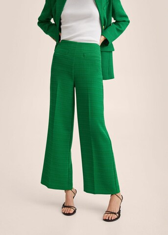 MANGO Pleated Pants 'Julia' in Green: front