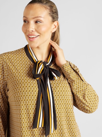 Michael Kors Plus Blouse 'LATTICE' in Bruin