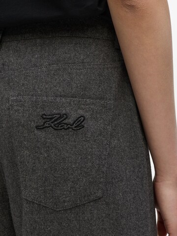 Karl Lagerfeld - regular Pantalón en gris