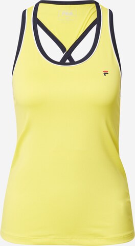 FILA - Top deportivo 'Jodie' en amarillo: frente