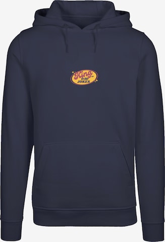 Sweat-shirt 'King Of Dad Jokes Witziges Vatertagsmotiv' F4NT4STIC en bleu : devant